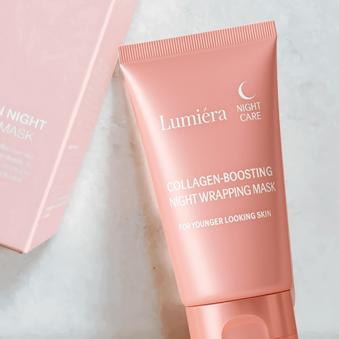 Maschera da notte stimolante al collagene Lumiéra Mask | Pelle visibilmente più giovane in soli 7 giorni!