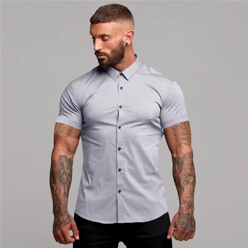 The Classic Button-Up - Grau